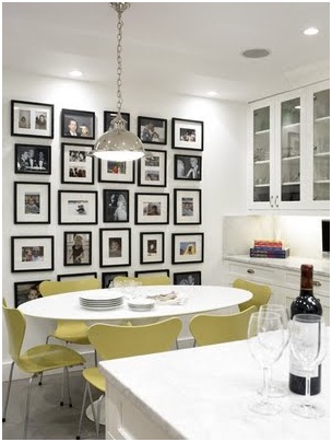 MODERN WHITE KITCHEN AND DECORATED WITH PICTURES - 1 St FURNITURE