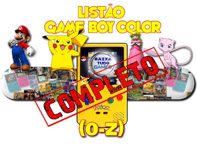 Game Boy Color: Emulador + Listão Roms | PC