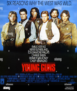 Young Guns 1988 film poster