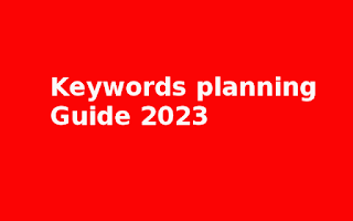 keywords planning guide