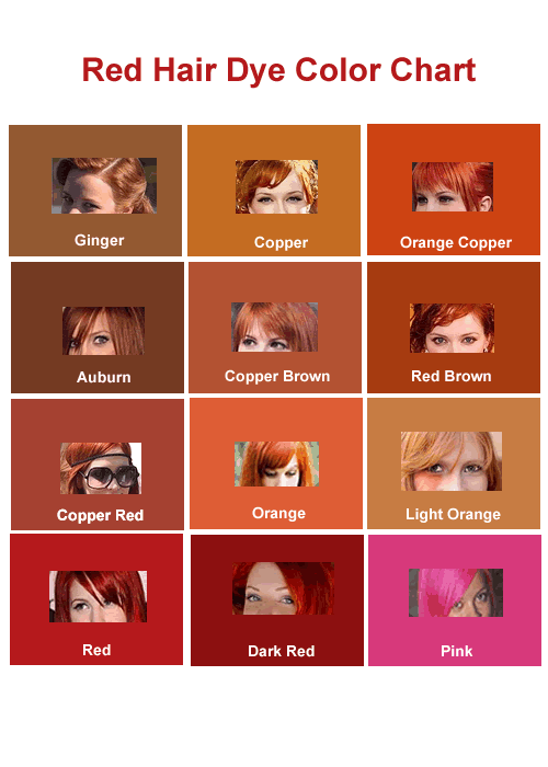 [Label 2] Red hair dye color chart | imdelgado fasion style