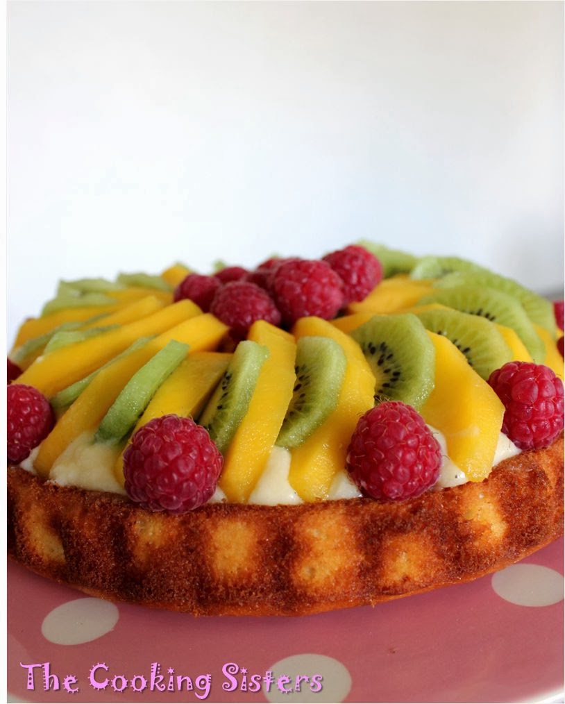 Gateau Comme Une Tarte Mangue Kiwi Et Framboises Gateau Comme Une Tarte Mangue Kiwi Et Framboises