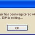 Removing "IDM has been registered with fake serial number" Pop-Up