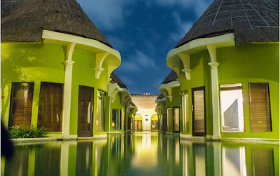 Lagoon outside your room at Villa Seminyak