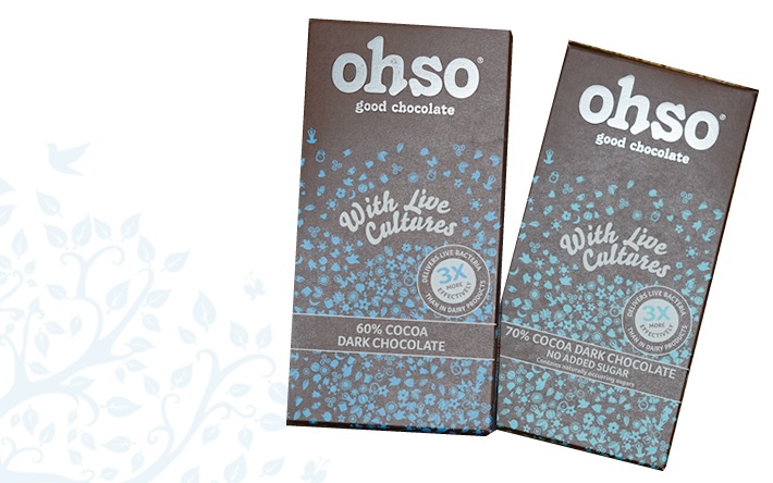 ohso's Chocolate Probiotic Range