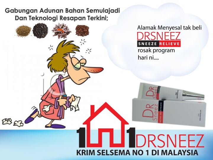 Smiley Bear Shop: Dr.Sneezkrim selsema No.1 Malaysia 