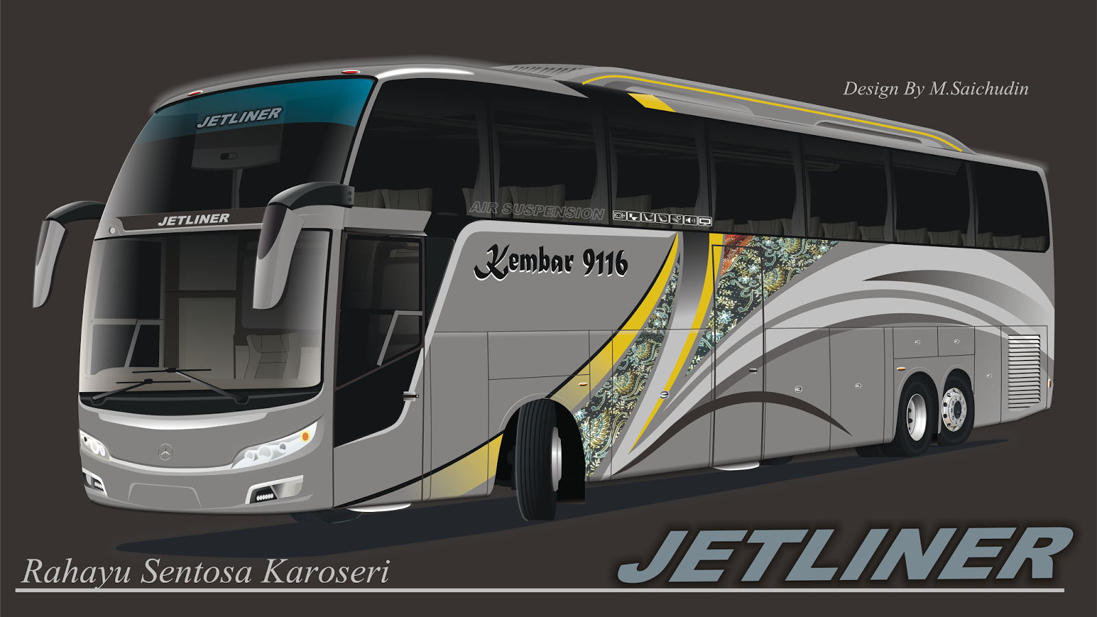 Bus Livery Batik Rumahbis