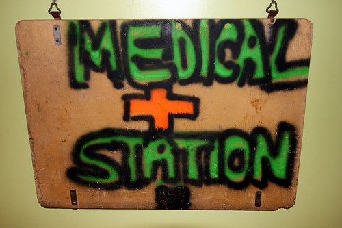 Medical Station sign