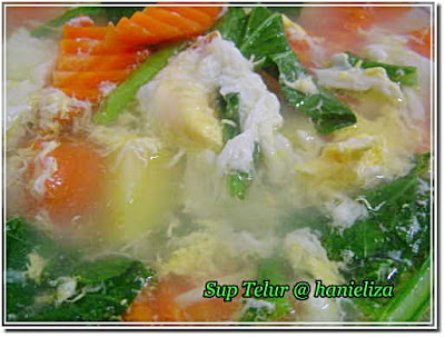 Hanieliza's Cooking: Sup Telur