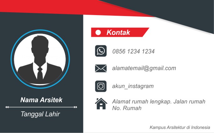 cara membuat cv arsitek online