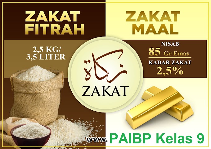 Zakat Fitrah dan Zakat Harta (mal) | PAIBP KLS 9