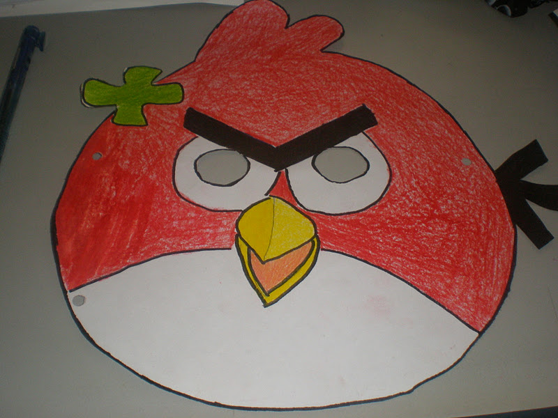 PANITIA PSV/DSV SK PARIT KASAN: Topeng Muka Angry Bird 