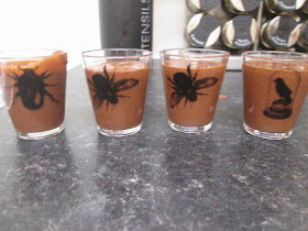 children's chocolate Halloween pots and recipe perfect treats for a Halloween party