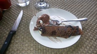 Cheesy Choco Crepes - atmosphere resort cafe bandung