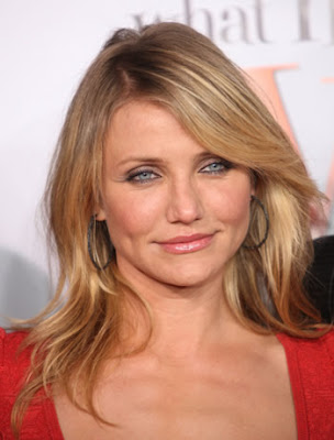 Cameron Diaz Hairstyle on Glamour Haircuts  Medium Hairstyle From Cameron Diaz