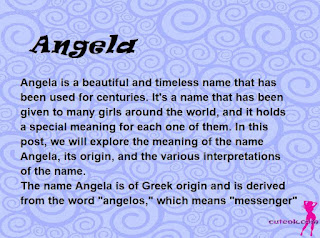 meaning of the name "Angela"