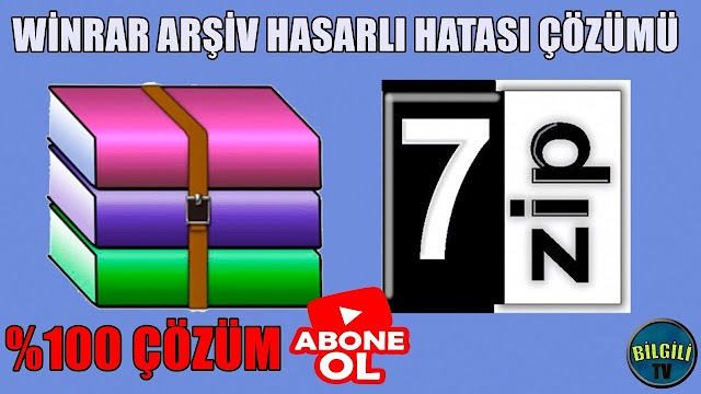 Winrar Arşiv Hasarlı Sorununun Çözümü | 2020 