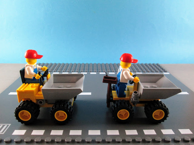 MOD e comparação com o set LEGO City 30348 Mini Dumper