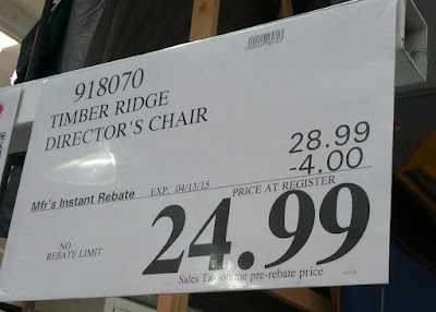 Deal for Timber Ridge Director's Chair at Costco