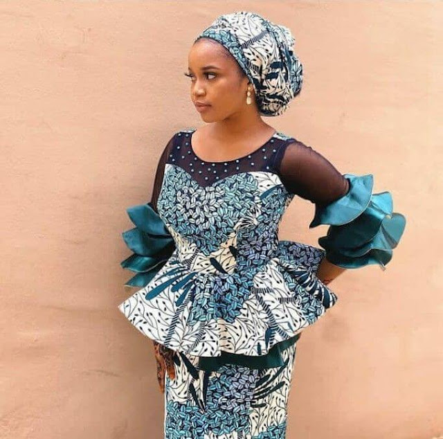 Ankara Gown Styles For Hausa Ladies.