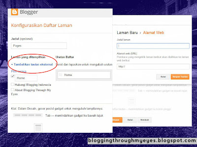 cara mudah membuat menu di blogspot