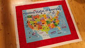 Adding borders to USA panel quilt