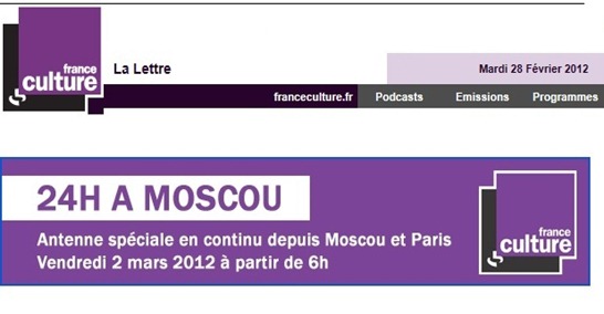 france culture a Moscòu