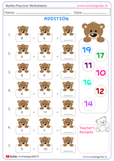 Addition Worksheets for Kids