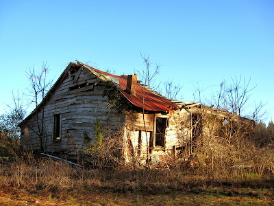 Old farm house falling down