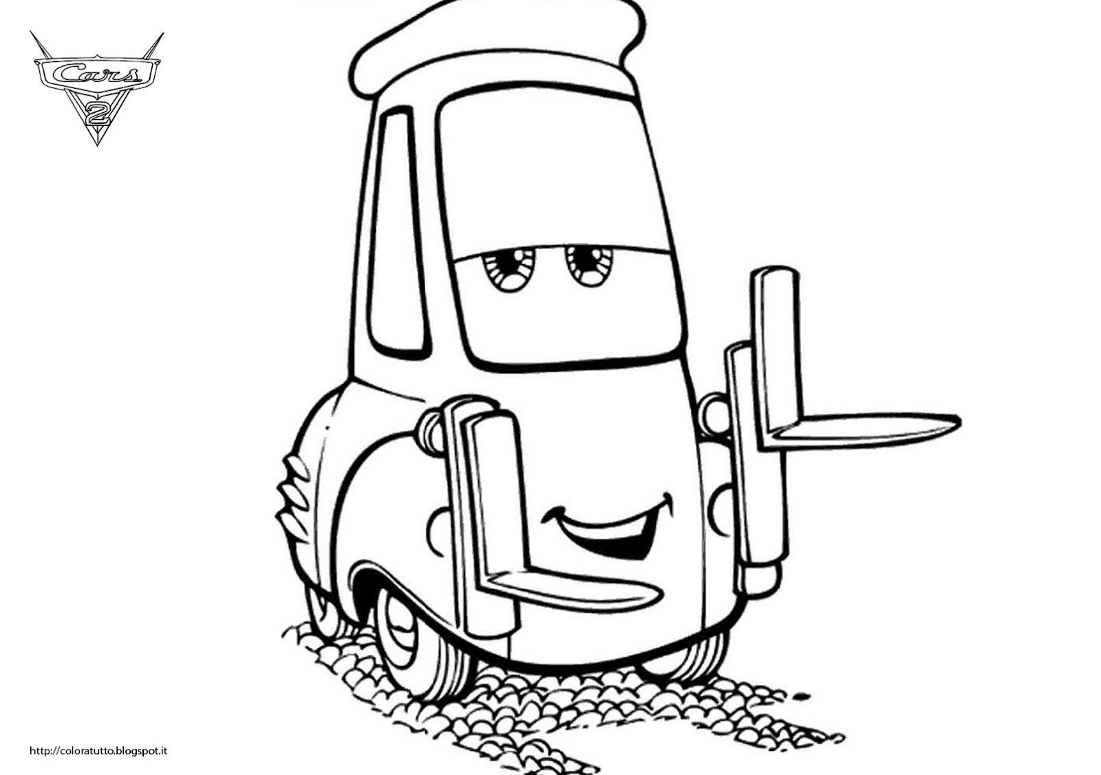 Guido Cars coloring page