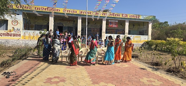 उत्का अ शाळेत विद्यार्थ्यासोबत माता-पालकांच्याही खेळांच्या स्पर्धा संपन्न.....