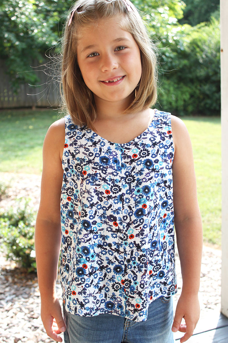 MNMini Eucalypt Tank/Dress Pattern // Sewing For Girls