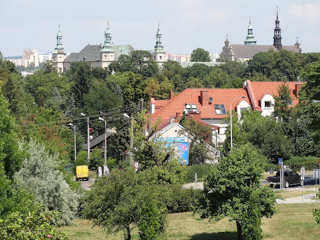 Panoramy Kielc z Kadzielni.