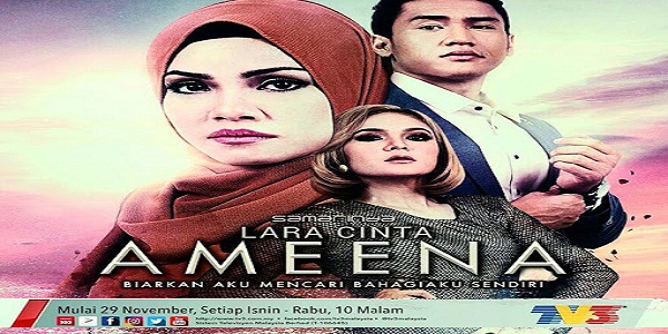 Senarai Pelakon dan Sinopsis Drama Lara Cinta Ameena Slot Samarinda