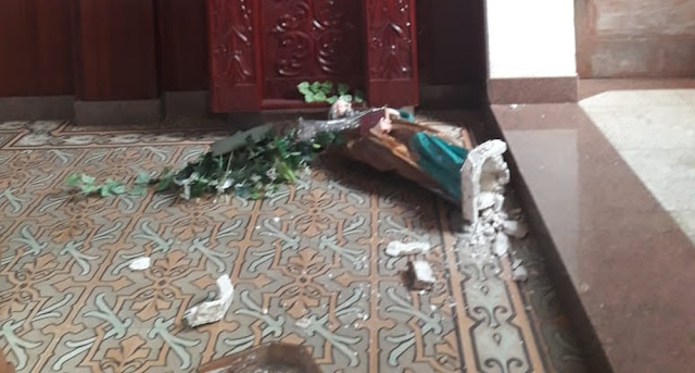 Polícia Civil investiga ato de vandalismo em igreja em Presidente Epitácio