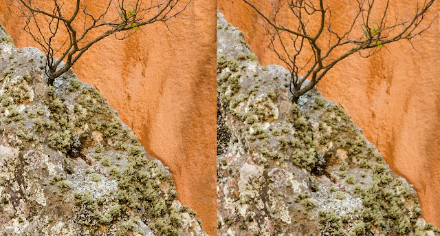 Sharpening in Lightroom comparison