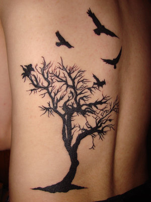 love birds tattoo. heart and key tattoo.