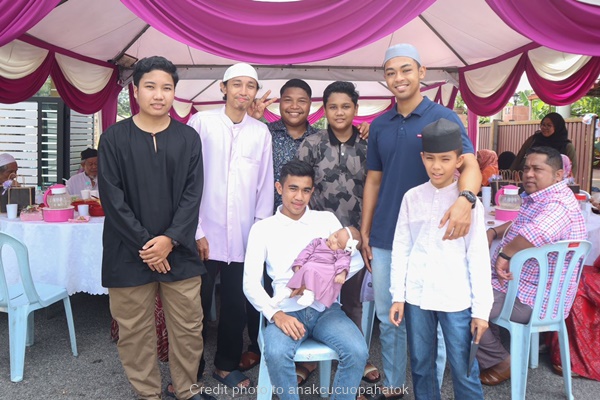 Majlis Aqiqah & Cukur Jambul Cucunda.