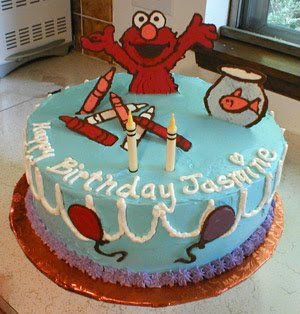 Elmo Birthday Cakes pictures