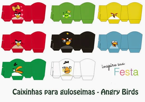 Angry Birds Free Printable Boxes.