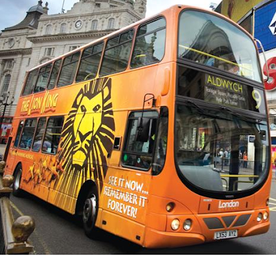 The Lion King - London Bus Advertising