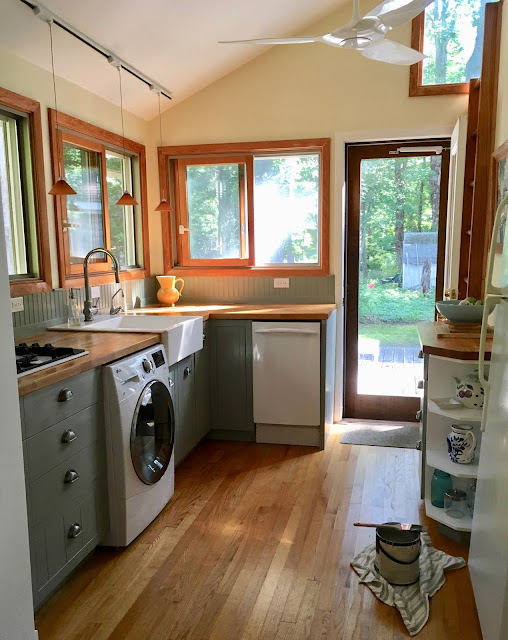 painted cottage kitchen cabinets