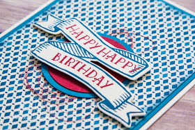 Happy Birthday Banner Card made using supplies from Stampin' Up! UK which you can purchase here