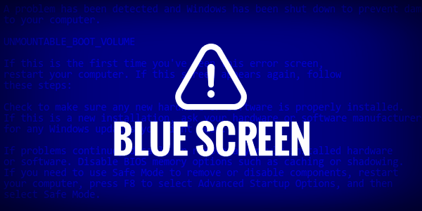 حل مشكلة الشاشة الزرقاء لجميع نسخ ويندوز