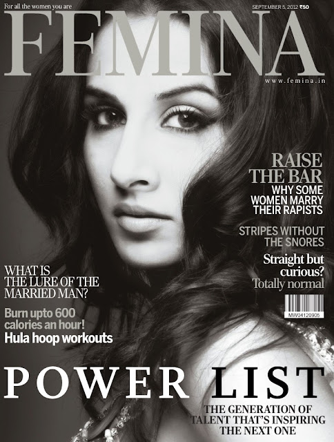 Vidya Balan On The Cover Of Femina September 2012 