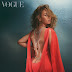 Beyonce Slays in a backless red gown for British Vogue