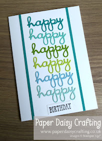 Well written Stampin' Up!