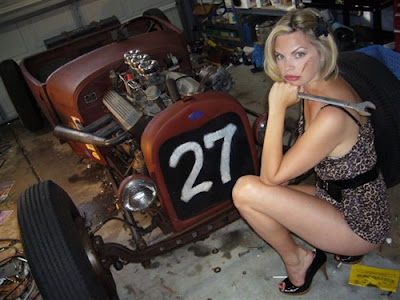 Classic Cars with Hot Girls