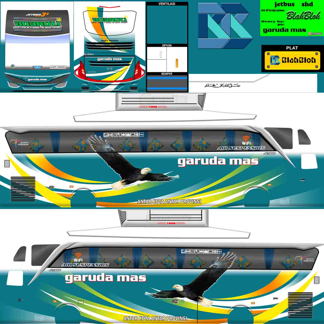 livery bus simulator garuda mas