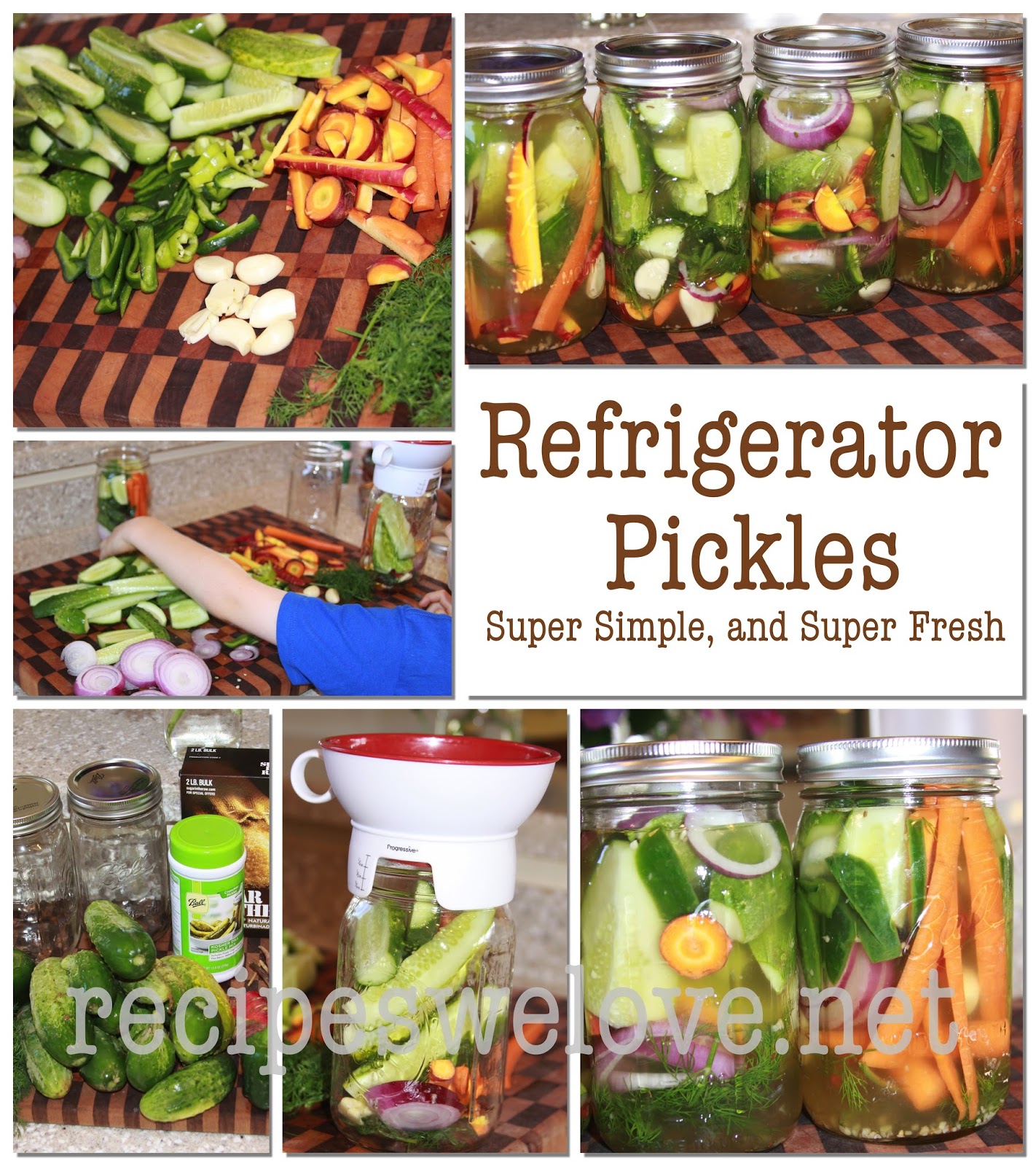 Recipes We Love: Refrigerator Pickles ...no canning involved